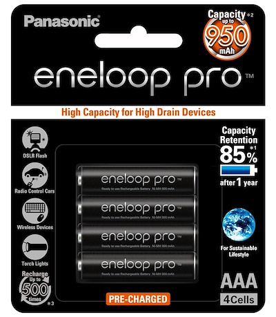 Eneloop Pro AAA battery